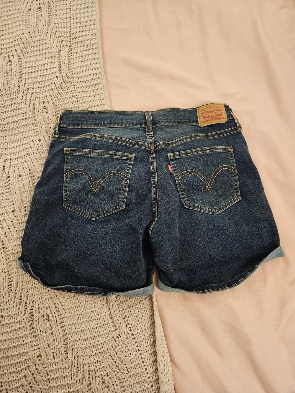 Levi's Dark Indigo Denim Women's Shorts